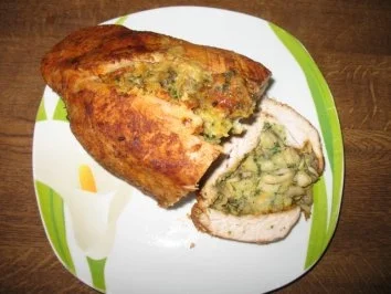 Rezept: Gefüllte Putenbrust Bild Nr. 2 Gefüllte Putenbrust - Rezept - Bild Nr. 2