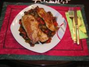 Putenbrustschnitzel im Gemüsebett - Rezept