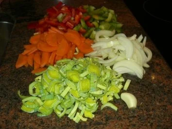 Rezept: Fleisch: REIS - FLEISCH - PAPRIKA - PFANNE Bild Nr. 3 Fleisch: REIS - FLEISCH - PAPRIKA - PFANNE - Rezept - Bild Nr. 3