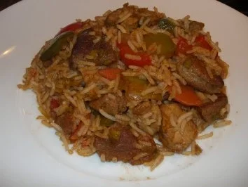 Rezept: Fleisch: REIS - FLEISCH - PAPRIKA - PFANNE Fleisch: REIS - FLEISCH - PAPRIKA - PFANNE - Rezept