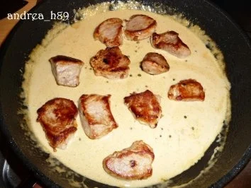 Schweinefilet in Pfefferrahmsauce - Rezept - Bild Nr. 6