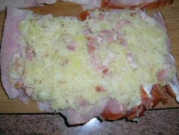 Rosis gefüllte Kasseler-Sauerkraut-Rolle   (ein Versuch und gut gelungen) - Rezept - Bild Nr. 6