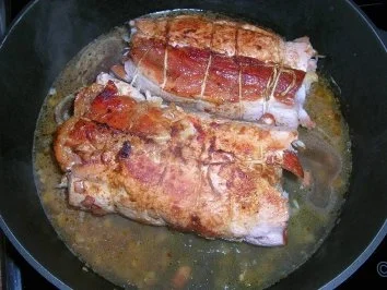 Rosis gefüllte Kasseler-Sauerkraut-Rolle   (ein Versuch und gut gelungen) - Rezept - Bild Nr. 8