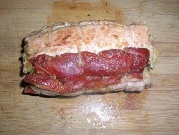 Rosis gefüllte Kasseler-Sauerkraut-Rolle   (ein Versuch und gut gelungen) - Rezept - Bild Nr. 9