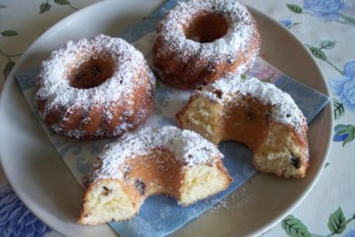 Bilder für Mini-Gugelhupfe 6er mit Raspelschokolade .....mit Bildern - Rezept