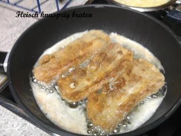 Schweinebauch mit Kartoffelpürree und Erbsen und Karotten-Gemüse - Rezept - Bild Nr. 6