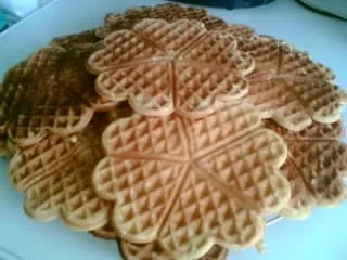 Kokos-Orangen-Waffeln - Rezept - Bild Nr. 3