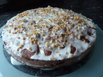 Rezept: Dunkler Apfelkuchen Dunkler Apfelkuchen - Rezept