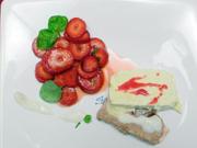 Vanille- und Pralinenparfait mit gepfefferten Erdbeeren - Rezept - Bild Nr. 9