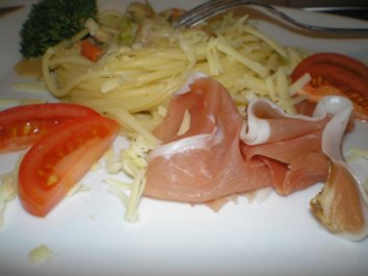 Spaghettinester pikant gefüllt - Rezept - Bild Nr. 3