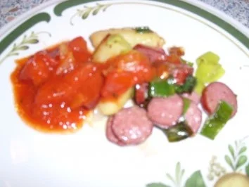 Röstkartoffelpfanne mit Kabanossi, mit Fotos - Rezept - Bild Nr. 4