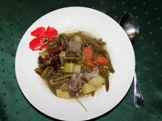 Eintopf: Bohnen mit Lamm - Rezept