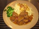 Putengulasch mit Spätzle - Rezept