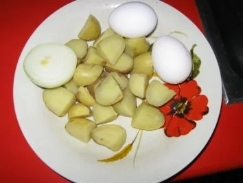 Röstkartoffel+Spiegeleier+Sülze - Rezept - Bild Nr. 3