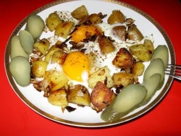 Röstkartoffel+Spiegeleier+Sülze - Rezept - Bild Nr. 6