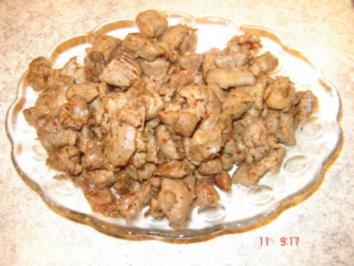 Schnell zubereitetes Lammfleisch