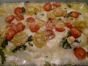 Gebackener Kabeljau mit Cocktailtomaten - Rezept