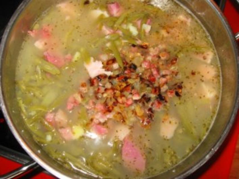 Saure Bohnen Rheinische Art mit Eisbein Rezept kochbar.de