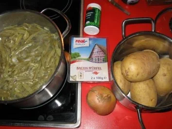 Saure Bohnen Rheinische Art mit Eisbein - Rezept - Bild Nr. 5