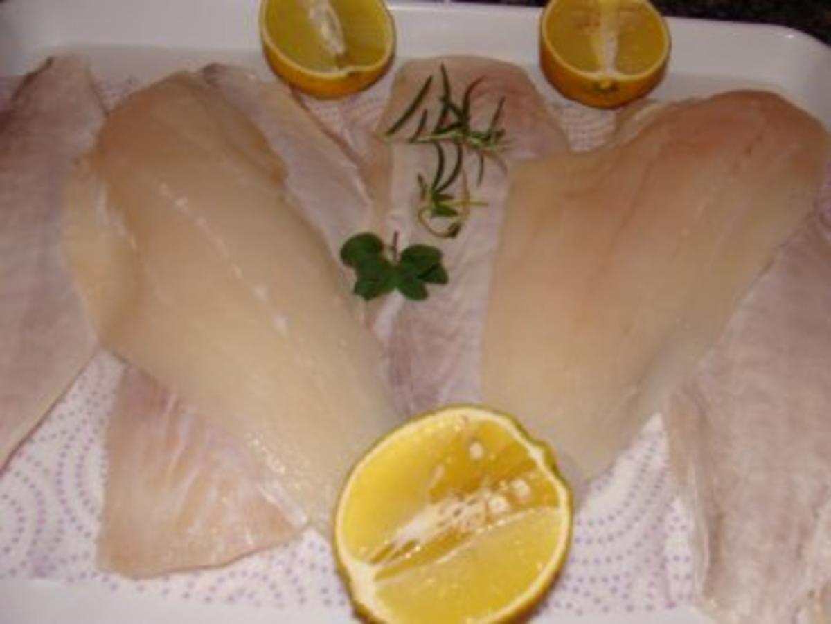 Fisch - Gratiniertes Flügelbuttfilet - - Rezept - Bild Nr. 3