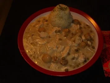 Geflügel: Schnelles Hühnerfrikassee - Rezept