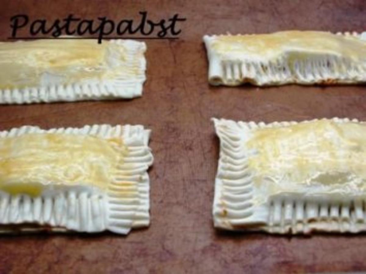 Herzhafte Blätterteigtaschen - schnell &amp; einfach - von Pastapabst