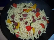 Nudel - Sucukpfanne - Rezept