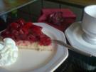 Kuchen  Biskuittortenboden mit Himbeeren - Rezept