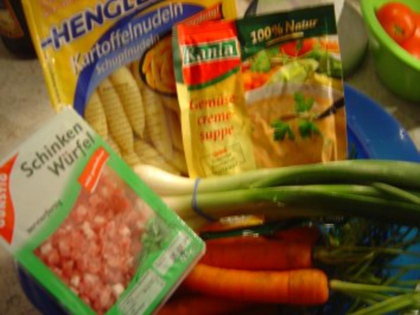 Möhren-Lauch-Topf... kalorienarm... mit Schupfnudeln - Rezept - kochbar.de