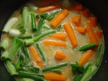 Möhren-Lauch-Topf... kalorienarm...  mit Schupfnudeln - Rezept - Bild Nr. 5