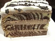 Biskuit:   ZEBRA ~ TORTE - Rezept