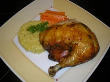 Goldbroiler in Zitronenbutter - Rezept