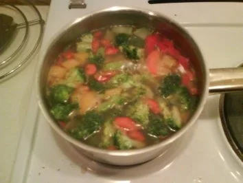 Suppe: Bunte Käsesuppe - Rezept - Bild Nr. 3