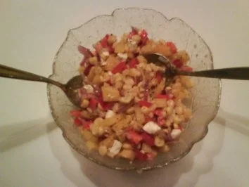 Salat: Bunter Paprikasalat mit Schafskäse - Rezept - Bild Nr. 5