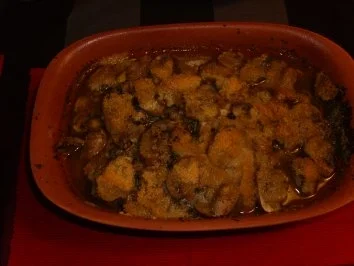 Rezept: Fischgerichte: Forelle überbacken im Römertopf Fischgerichte: Forelle überbacken im Römertopf - Rezept