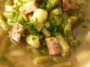 Rezept: Suppe/ Bohneneintopf "extra light" Suppe/ Bohneneintopf "extra light" - Rezept