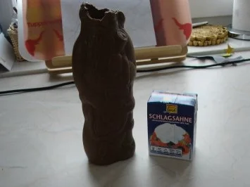 Rezept: Weihnachtsmänner-Schoko-Pudding Weihnachtsmänner-Schoko-Pudding - Rezept