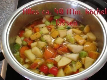 Süss-Scharfe Gemüsesuppe - Rezept - Bild Nr. 3