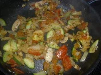 Spaghetti mit viel Gemüse - Rezept - Bild Nr. 5