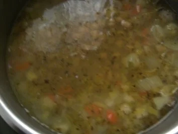 Erbsensuppe - Kräftig - Rezept - Bild Nr. 2