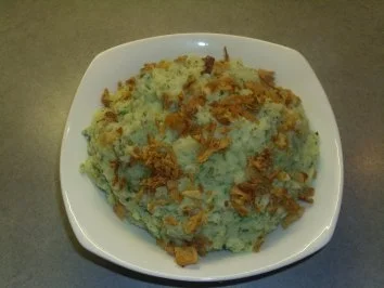 Beilagen: Käse-Kartoffel-Püree mit Kräutern - Rezept