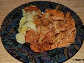 pikant-scharfer Schnitzeltopf - Rezept