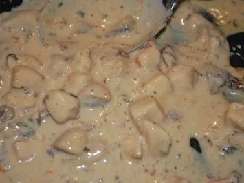 Orecchiette mit Hähnchen-Käse-Sauce - Rezept - Bild Nr. 2