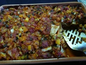 Canneloni mit Hackfleischfüllung und Gemüsesoße - Rezept - Bild Nr. 2