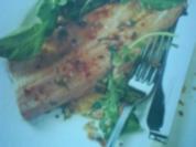 Bachforelle  mit Walnussdressing - Rezept