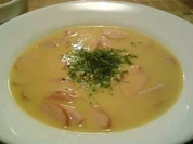 Kartoffel-Samtsüppchen mit Knusperchen - Rezept