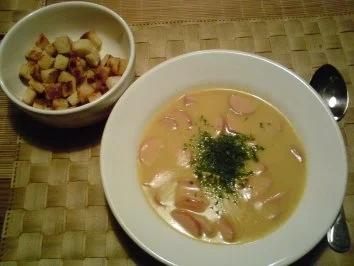 Kartoffel-Samtsüppchen mit Knusperchen - Rezept - Bild Nr. 4