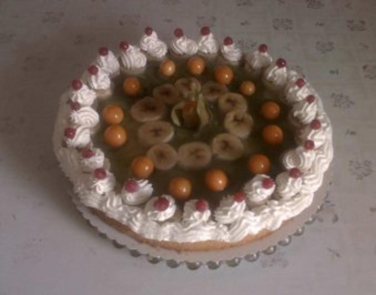 Bilder für Bisquit-Früchtetorte - Rezept