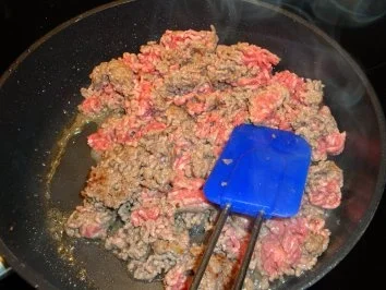 Cannellonie gefüllt mit Hackfleisch, Pfifferlingen und Pfifferlingsrahm - Rezept - Bild Nr. 5