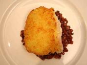 Steinbutt in Kartoffelkruste auf Linsen - Rezept